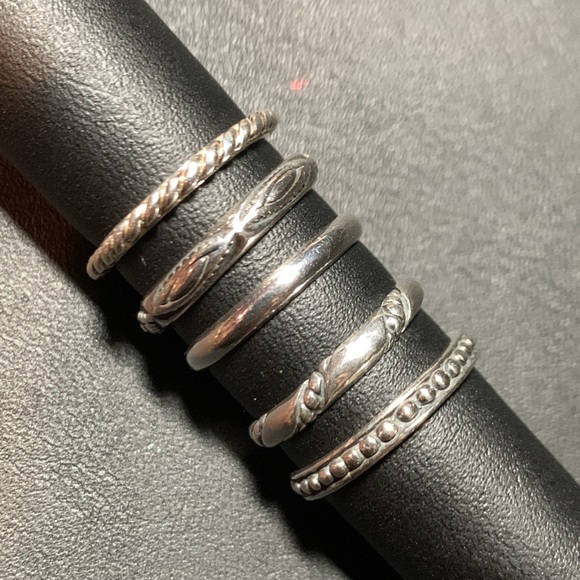 Silpada Stackable Silver Rings - Picture 2 of 11